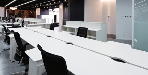 上海辦公家具廠——日產(chǎn)中國設(shè)計(jì)中心職員辦公區(qū)