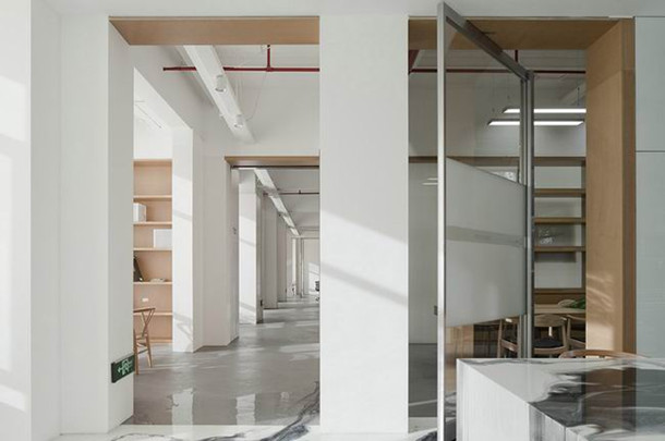 上海辦公家具廠家:JW & ASSOCIATES設計事務所走廊