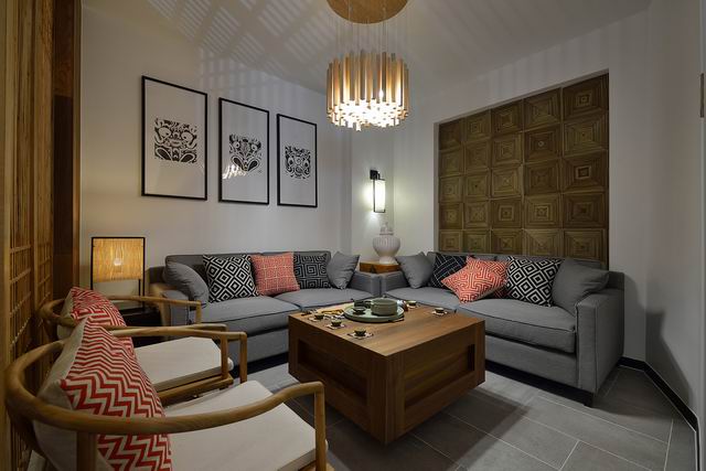 上海辦公家具廠——碧江家具為一野設計打造的接待區辦公家具