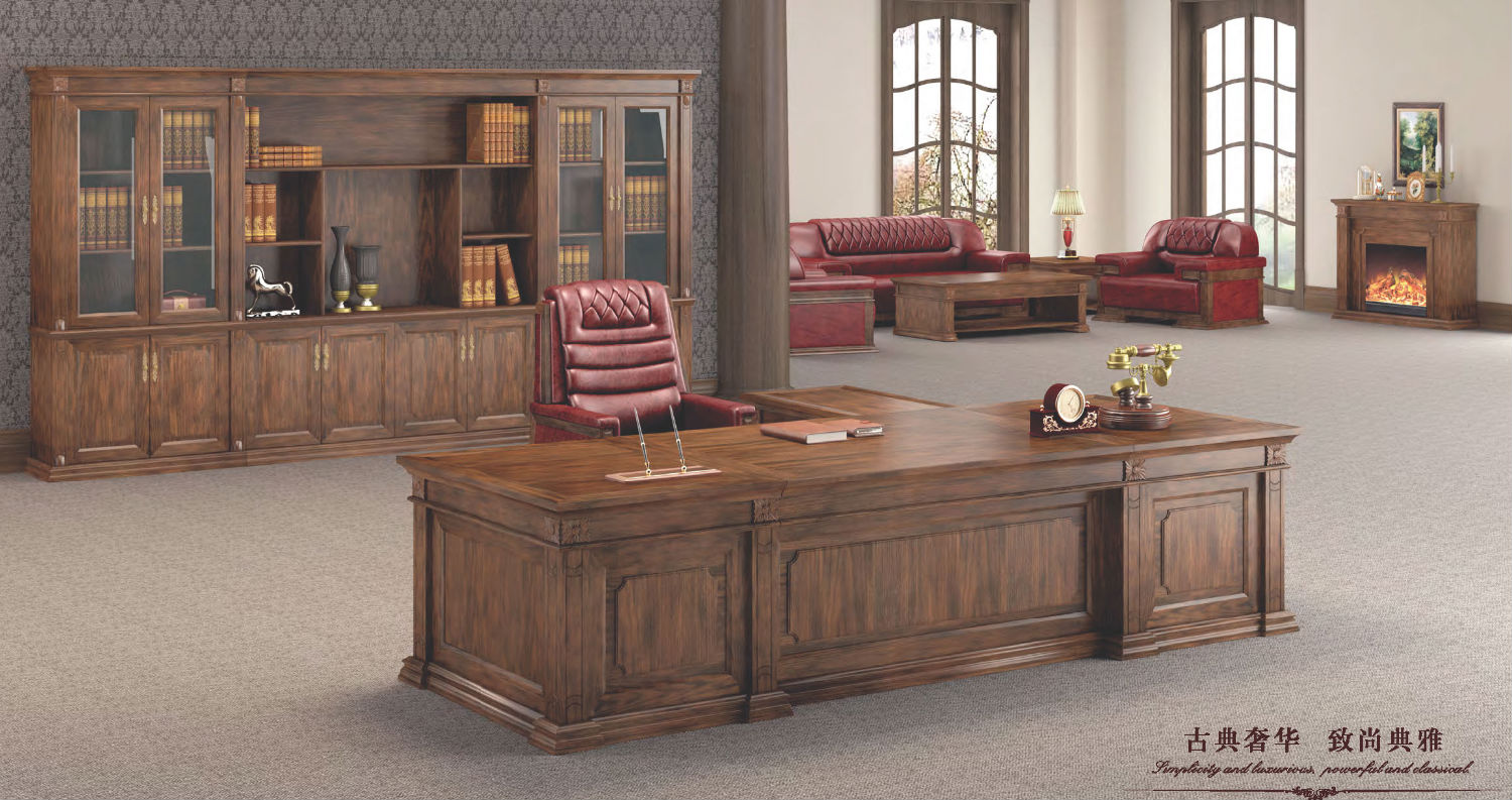 實木大班臺辦公桌 實木大班臺辦公桌