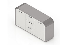 時(shí)尚圓角辦公文件柜--G-JWSU15