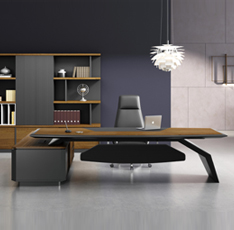 時尚總裁木質油漆大班臺